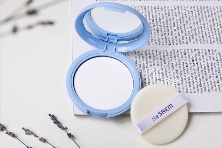 Phấn phủ kiềm dầu dạng nén The Saem Saemmul Perfect Pore Pact