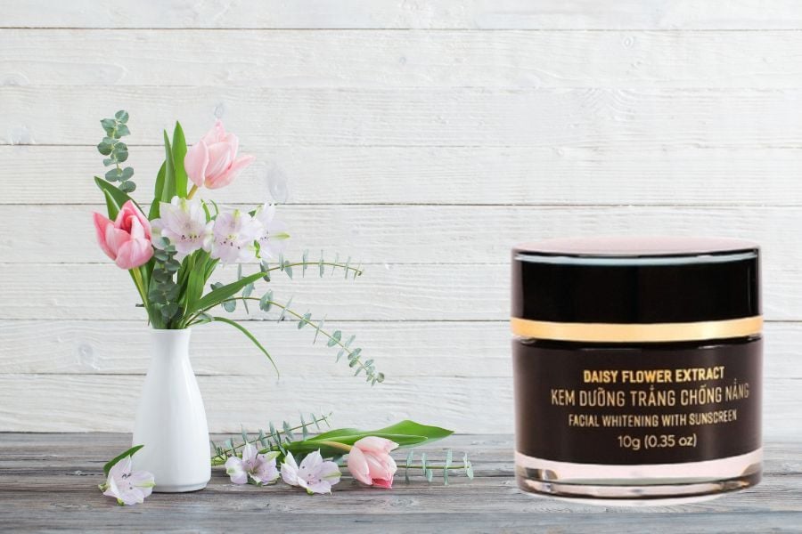 Kem dưỡng trắng da chống nắng Hương Thị Facial Whitening 10g