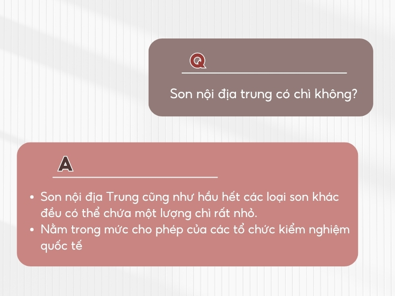 006b8fa5-son-noi-dia-trung-co-tot-khong-18 Hình ảnh chứa câu hỏi và câu trả lời về hàm lượng chì trong son nội địa Trung Quốc.
