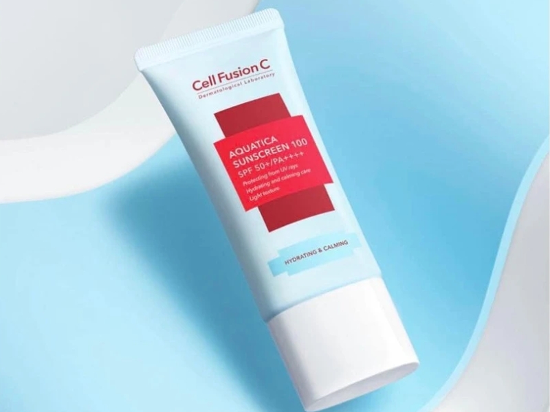 02c99001-cell-fusion-c-kem-chong-nang-cho-da-kho-2 Cell Fusion C Aquatica Sunscreen 100 SPF 50+/PA++++