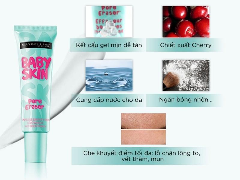 03f93410-kem-lot-cho-da-kho-4 Hình ảnh một sản phẩm kem dưỡng da, với thông tin về kết cấu, chiết xuất, và công dụng làm mịn da.