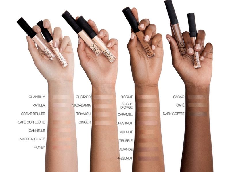 0e9eae78-kem-che-khuyet-diem-cho-da-mun-10 Bảng màu kem che khuyết điểm Nars Radiant Creamy