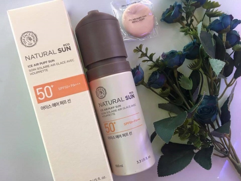 Kem chống nắng dạng xịt The Face Shop Natural Sun Eco