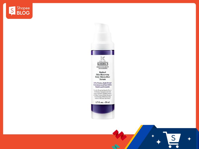 5d5bbf6d-serum-tai-tao-da-3 Chai serum chăm sóc da màu trắng và tím trên nền trắng, có logo Shopee Blog ở góc.