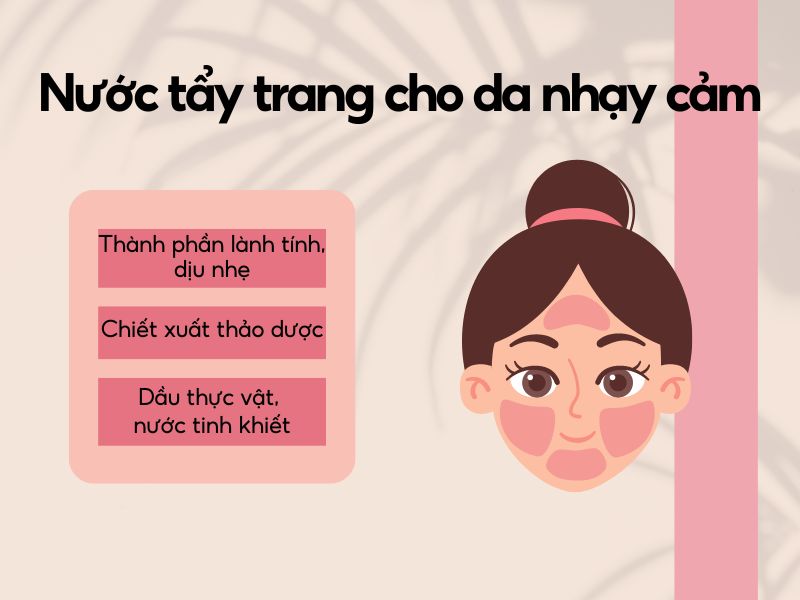 64eb52ad-nuoc-tay-trang-tot-nhat-hien-nay-4 Hình minh họa nước tẩy trang cho da nhạy cảm với các thành phần lành tính, chiết xuất thảo dược.