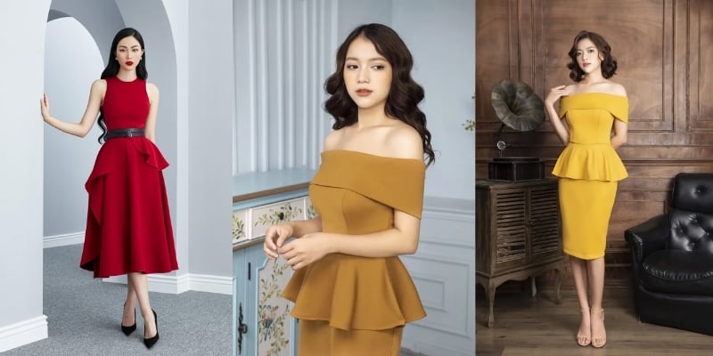 Váy peplum