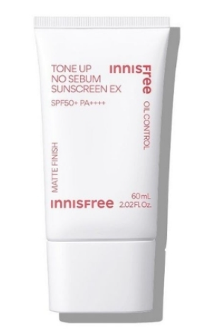 Kem chống nắng Innisfree cho da dầu và mụn Tone Up No Sebum Sunscreen