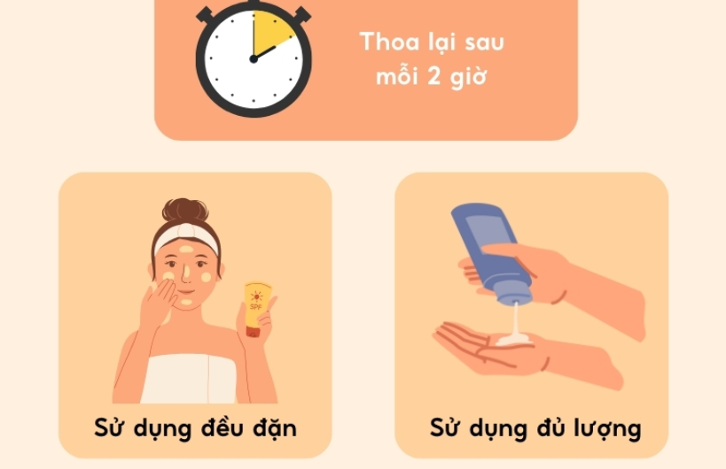 Top 12 Kem Chống Nắng Vật Lý Lai Hóa Học Hiệu Quả Nhất 2025 14 Các lưu ý khi dùng kem chống nắng hiệu quả