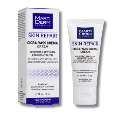 Kem dưỡng ẩm Martiderm Skin Repair Cica Vass Creamg cho da dầu mụn và lỗ chân lông to