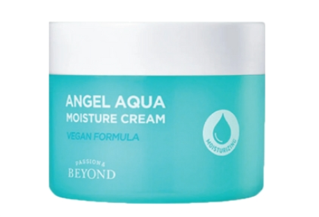 Kem dưỡng ẩm ban ngày cho da hỗn hợp Beyond Angel Aqua Moisture Cream chứa các thành phần cấp ẩm, sửa chữa và chăm sóc da