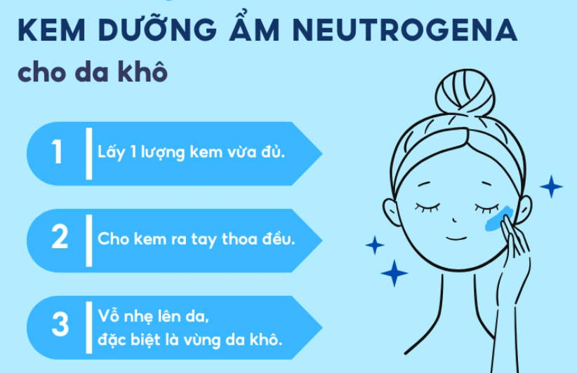 Chỉ cần lấy lượng kem vừa đủ để đảm bảo kem thẩm thấu nhanh và tối ưu hiệu quả