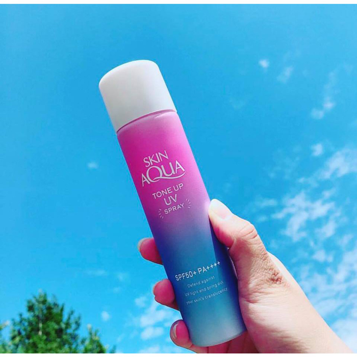 Top 13+ Kem Chống Nắng Dạng Xịt Tốt Nhất Cho Mọi Loại Da 4 Kem chong nang loai xit Skin Aqua Tone Up