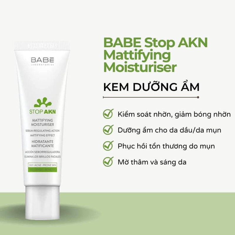 Hình ảnh kem dưỡng ẩm kiểm soát nhờn, dưỡng ẩm cho da dầu, phục hồi tổn thương và làm sáng da.