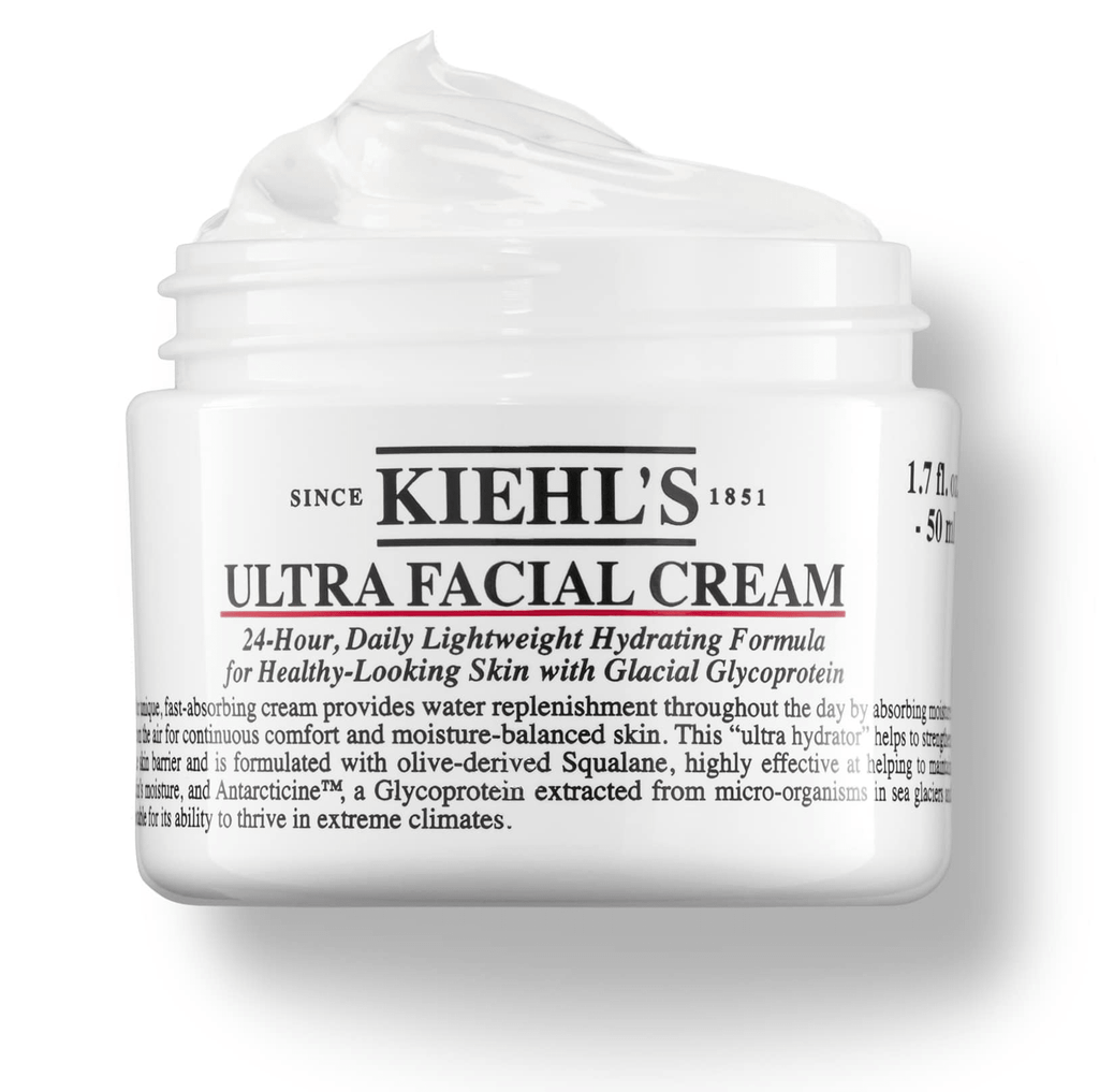 Kiehl’s Ultra Facial Cream là loại kem dưỡng ẩm da mặt tốt.