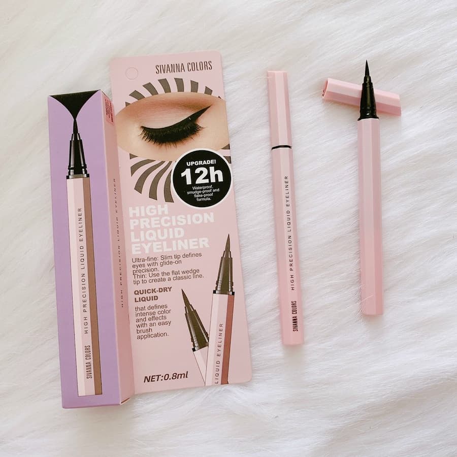 Bút kẻ mắt Sivanna Colors Upgrade High Precision Liquid Eyeliner