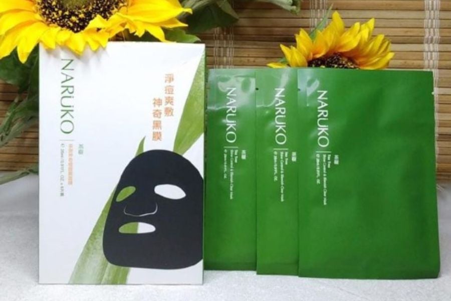 Mặt nạ tràm trà Naruko kiểm soát dầu mụn