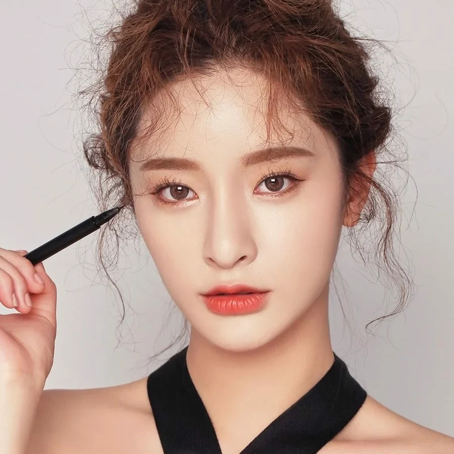 Hướng dẫn sử dụng kẻ mắt 3CE Super Slim Pen Eyeliner