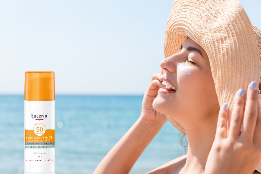 Đánh giá chi tiết kem chống nắng Eucerin cho da dầu