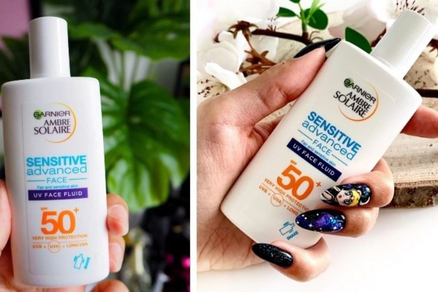 Review chi tiết về kem chống nắng Garnier