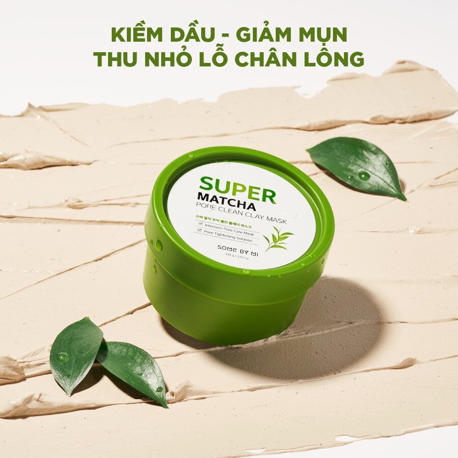 Công dụng chính mặt nạ Some By Mi Super Matcha Pore Clean Clay Mask