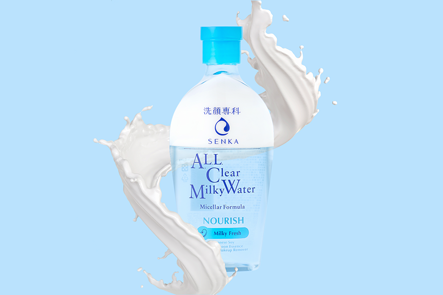 Nước sữa tẩy trang 2 lớp Senka All Clear Milky Water