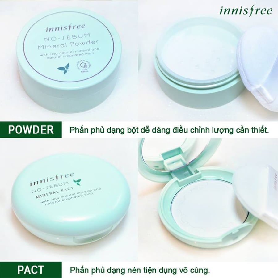 Cách sử dụng phấn phủ kiềm dầu Innisfree cho làn da luôn tươi mới, mịn màng