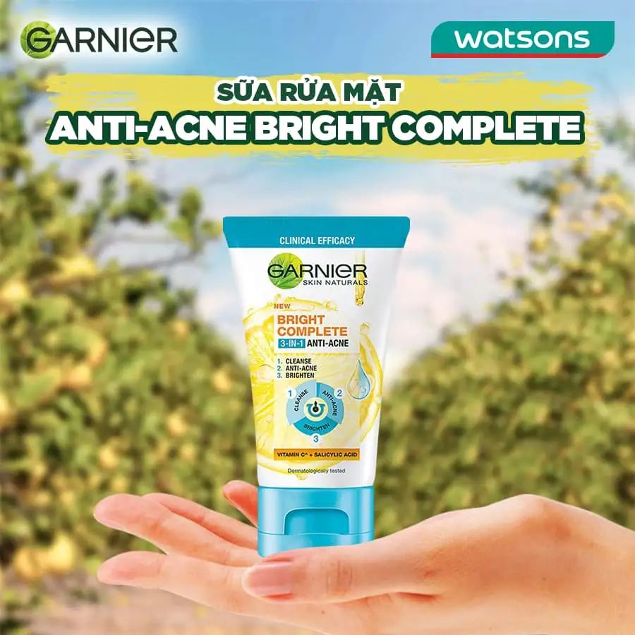 Giới thiệu về sữa rửa mặt Garnier