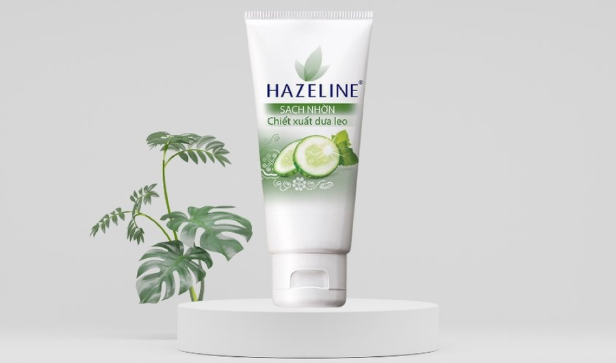 Sữa rửa mặt Hazeline dưa leo ngăn ngừa mụn, làm mịn và sáng da
