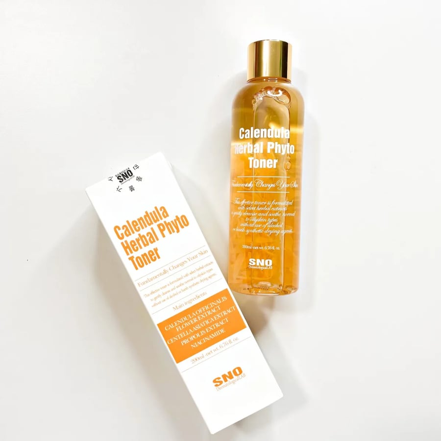 Thiết kế bao bì Toner SNO Calendula Herbal Phyto