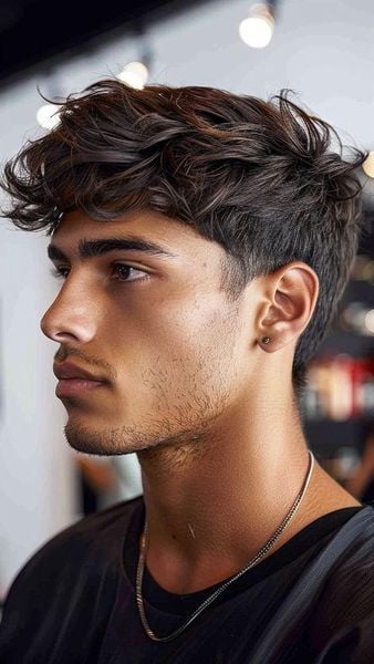 Textured Crop thời thượng Tóc Textured Crop