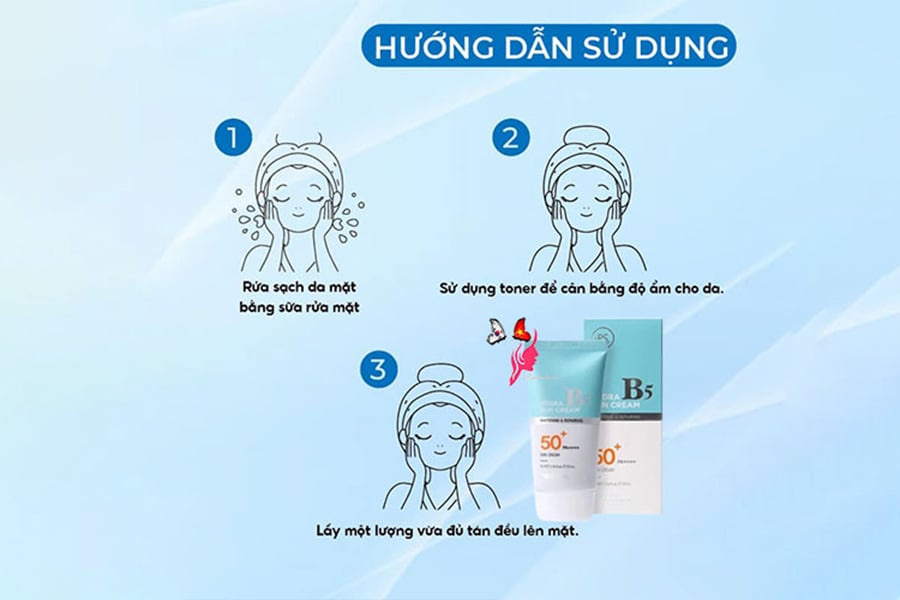 Cách thoa kem chống nắng Pretty Skin đúng cách