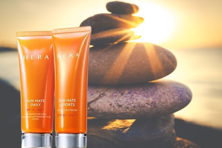 Kem chống nắng Hera 70ml Sun Mate Leports cho da dầu mụn kiểm soát nhờn 2 kem chong nang hera 3 c77be7706c8a4e1191652195c3b077f6 1