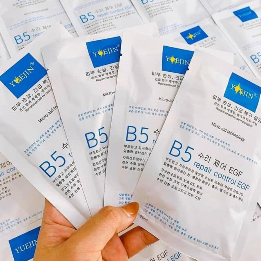 Kết cấu và mùi hương của mặt nạ B5 Repair Control EGF