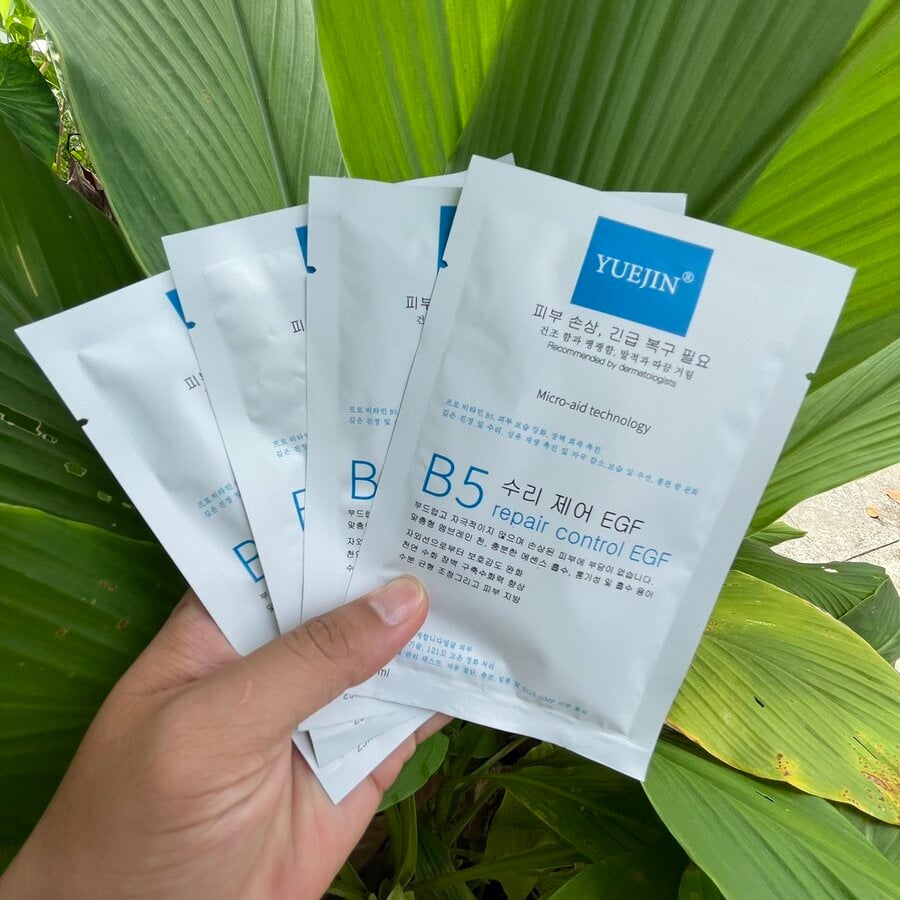 Mặt nạ EGF B5 Repair Control Yuejin phục hồi làn da tự nhiên 2 mat na b5 repair control egf yuejin 3 63acb923b2fd42439126a21dde9e85ab 1