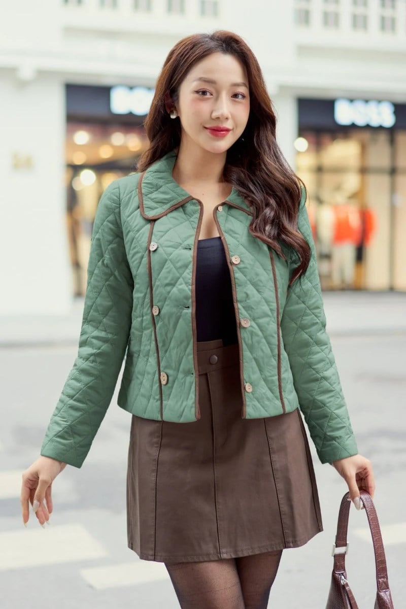 mau-xanh-luc-cardina-6-jpg_856c3081d24e495ca6d6304cb8c8cffc phối đồ xanh lục với nâu