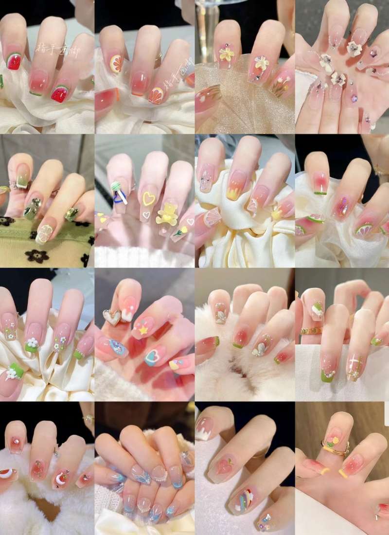 nail mùa hè đáng yêu nail mùa hè đáng yêu