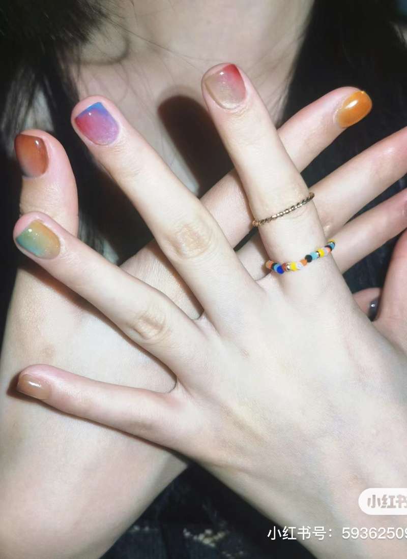 nail mùa hè ombre nail mùa hè ombre