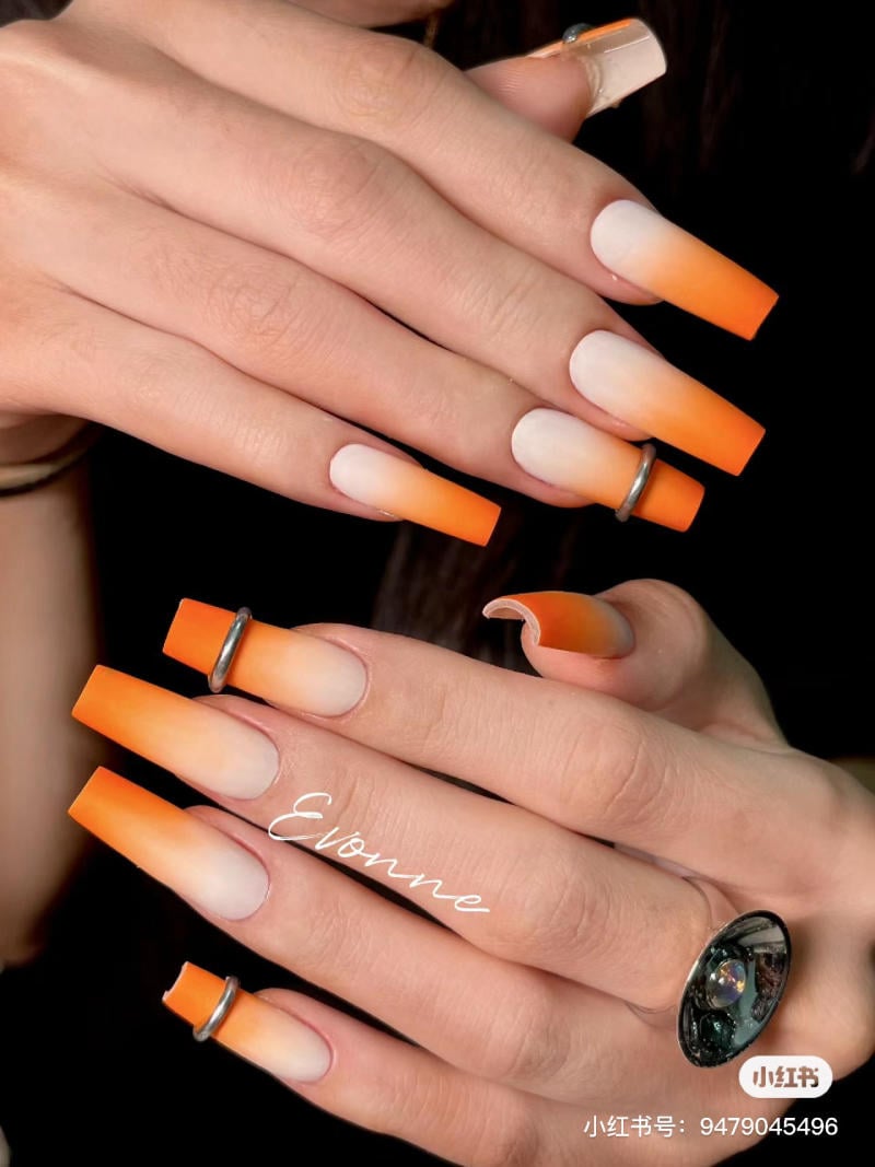ombre-nails__2__7f0cb93232f94661b071bffcea605e6a mẫu nail ombre màu vàng