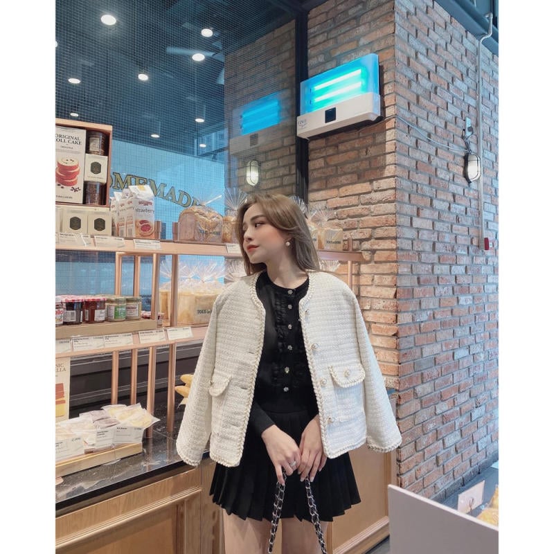 phoi-voi-chan-vay-xoe-jpg_41092d6fd999485394eb6288e05573e3 cách phối đồ với áo dạ tweed