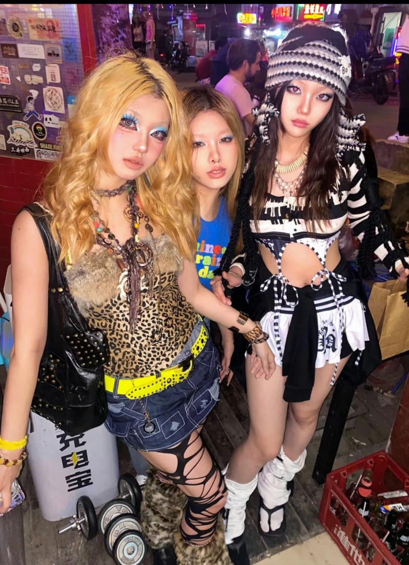 mix đồ phong cách Gyaru