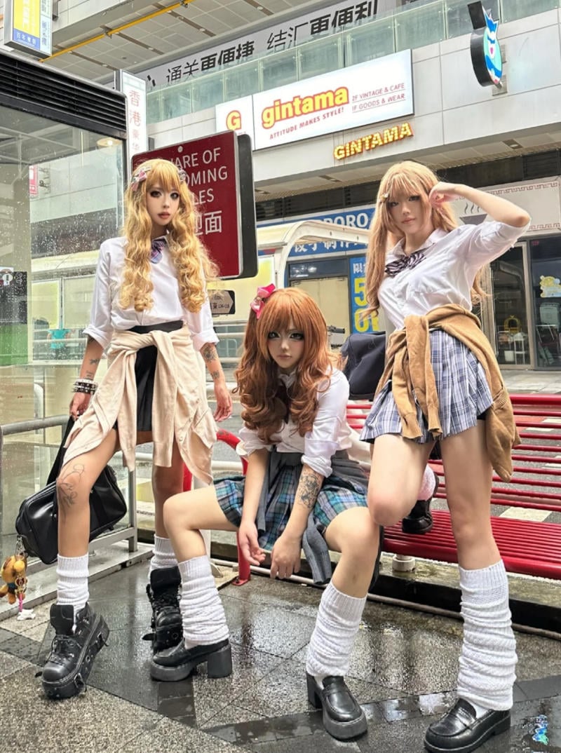 mix đồ phong cách Gyaru