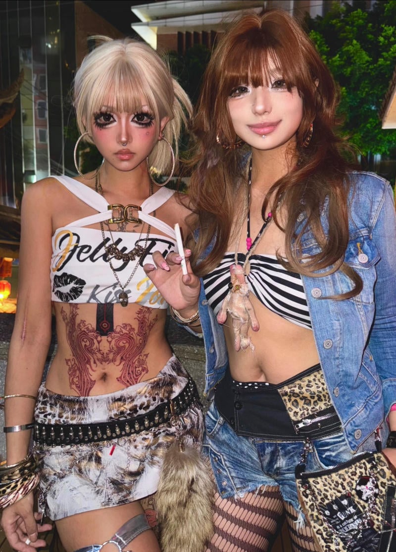 mix đồ phong cách Gyaru