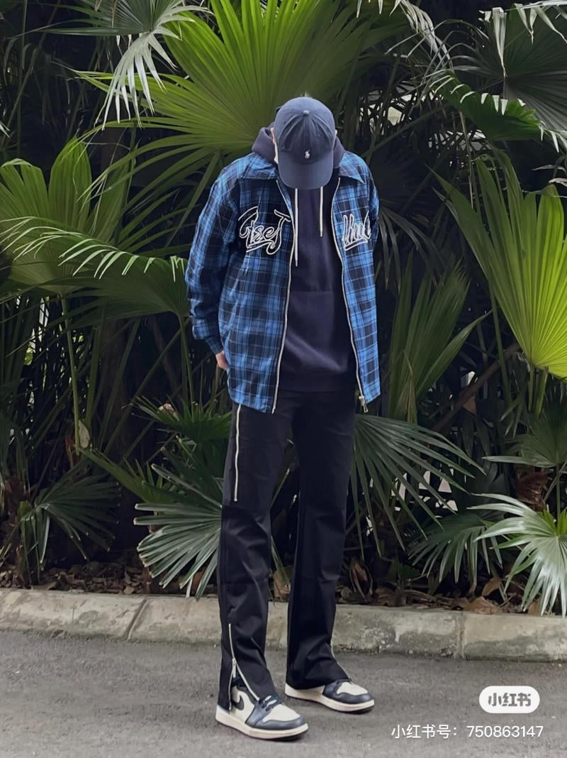 quần jean nam ống rộng