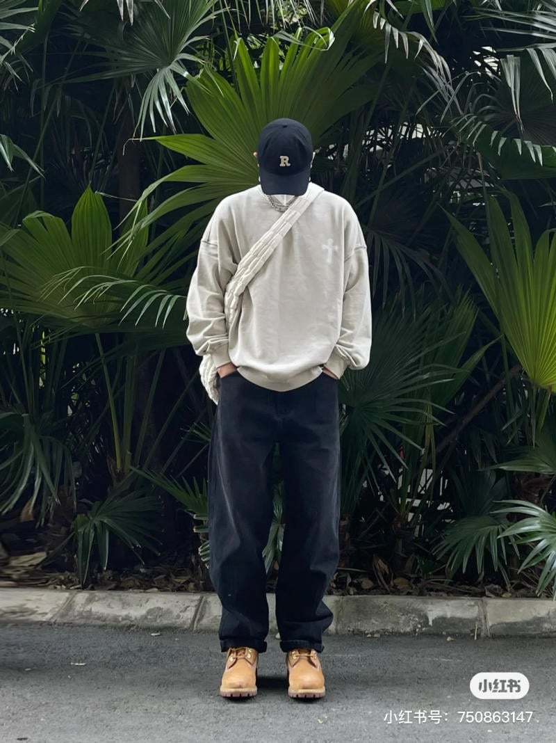 quần jean nam ống rộng