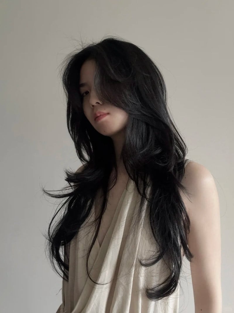 Tóc Mullet Layer Nữ Dài 15+ Kiểu Cá Tính Hot Nhất 2025 3 tóc mullet layer nữ dài