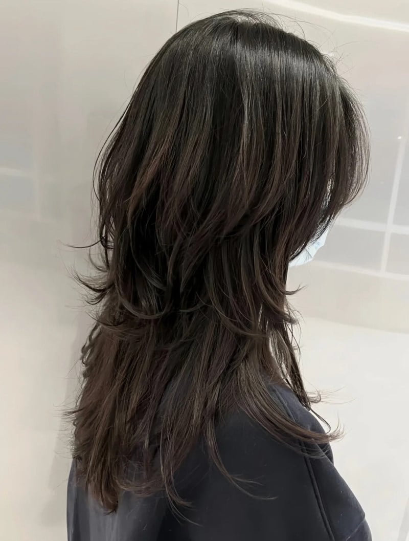 Tóc Mullet Layer Nữ Dài 15+ Kiểu Cá Tính Hot Nhất 2025 10 tóc mullet layer nữ dài