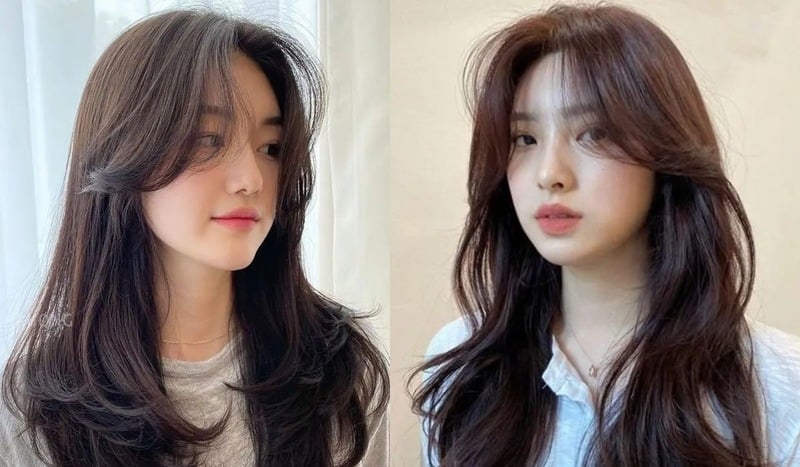 Tóc uốn xoăn sóng mái bay