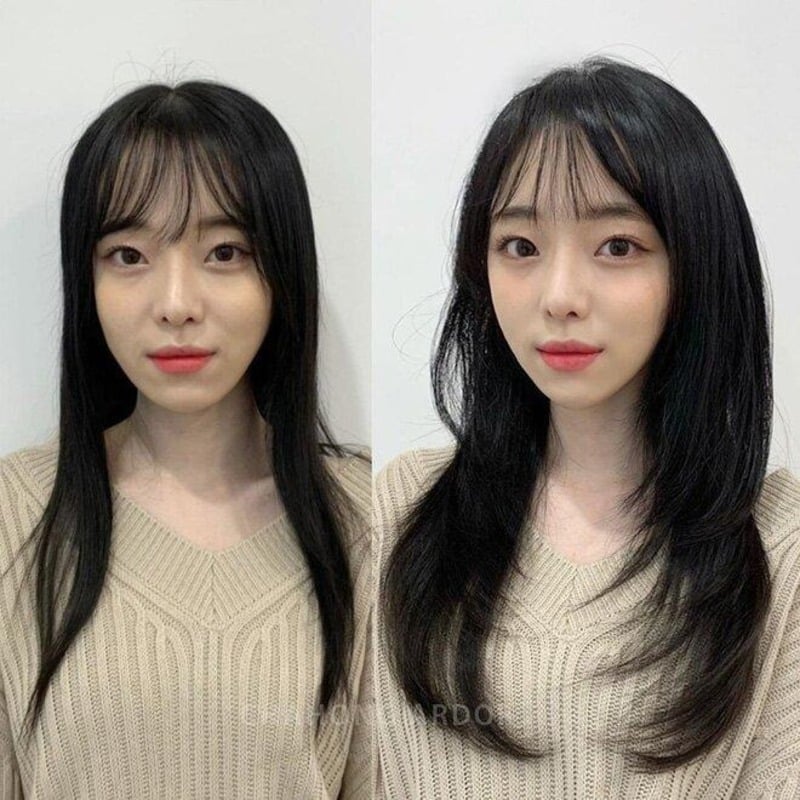 Tóc uốn phồng chân tóc